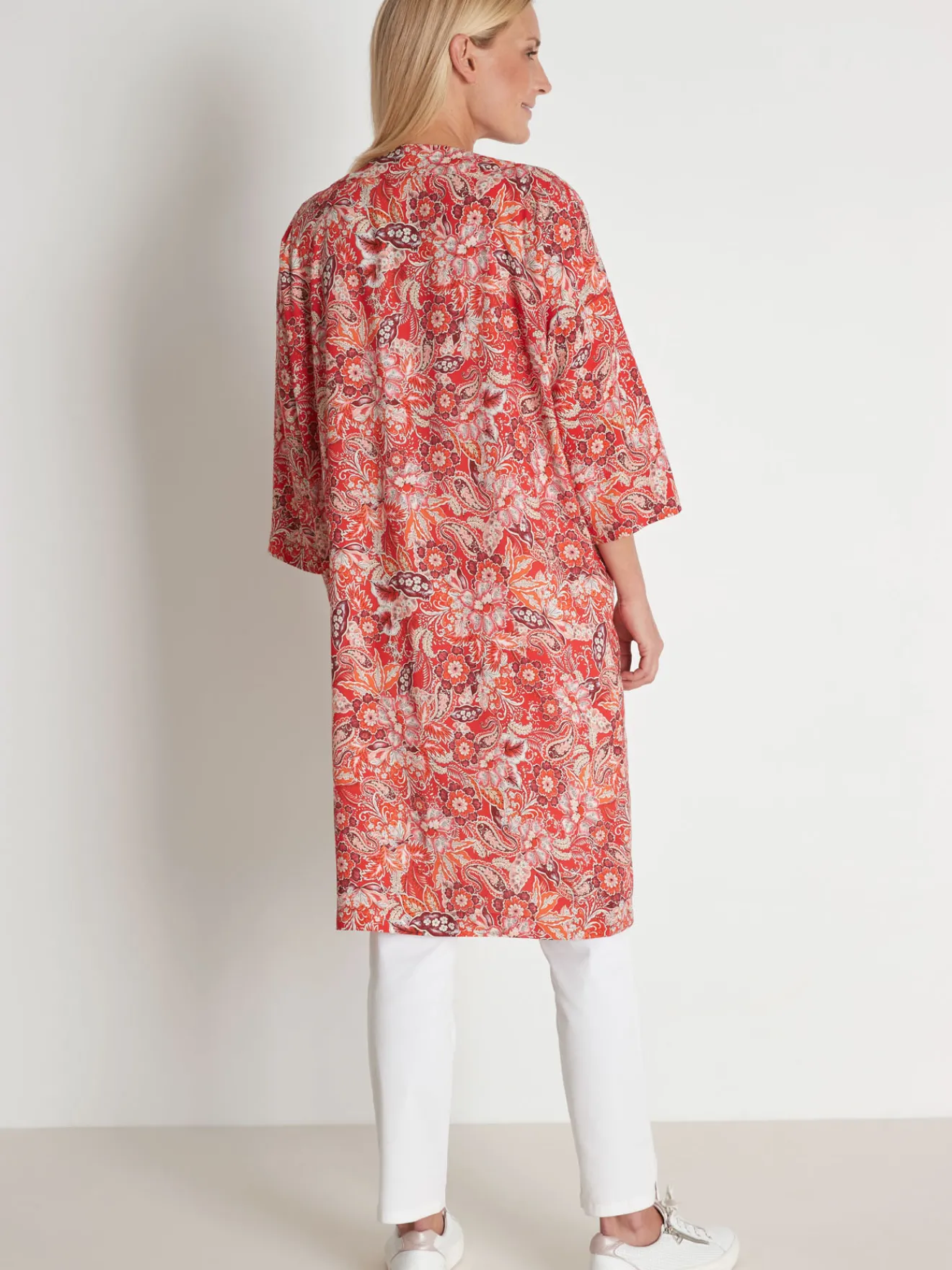 Hot Veste longue forme kimono Femme Veste, Blazer