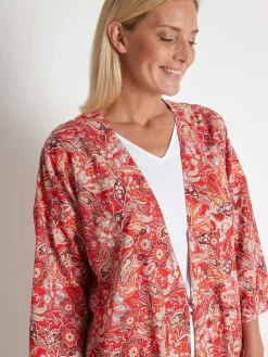 Hot Veste longue forme kimono Femme Veste, Blazer