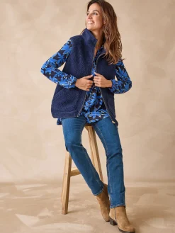 Veste sans manches sherpa moumoute Femme Manteau, Parka|Veste, Blazer