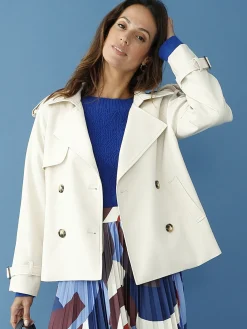 Veste trench courte Femme Manteau, Parka|Veste, Blazer